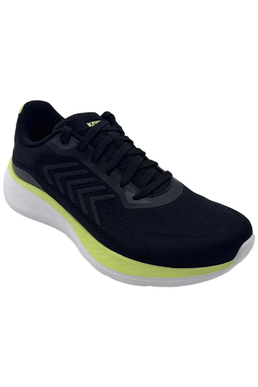 K-Swiss Men's Selby Athletic Sneaker Blk/Wht/Sharp Green - Medium